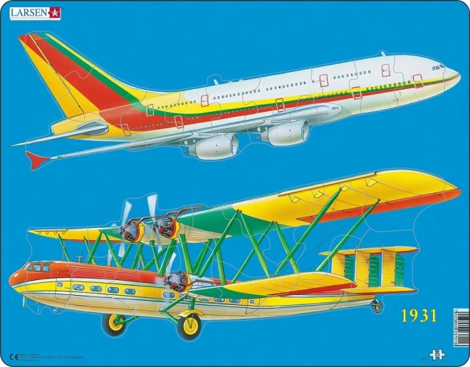 Puzzle aviona povijest i sadašnjost 23 dijela