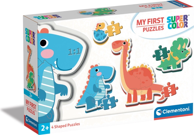 Clementoni My First Puzzle Dinosaurs 4in1