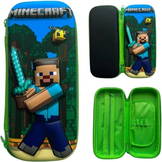 3D Minecraft school pencil case