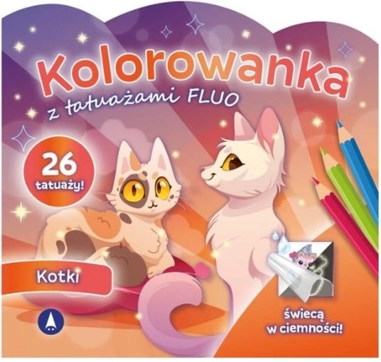 Fluo bojanke s tetovažama mačkica