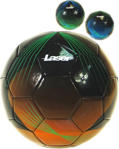 Nogometna lopta Laser veličina 5 s tiskom - 1 komad