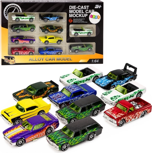 Collection of Metal Cars 1:64 - 10 pcs