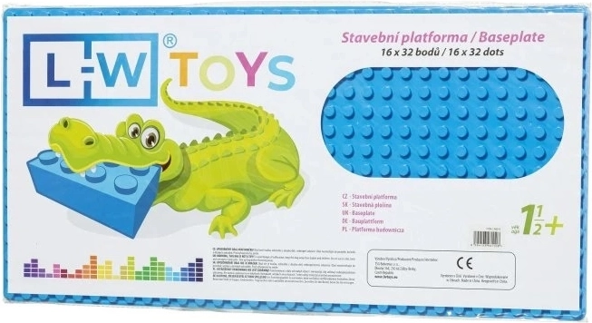 Plava podloga za gradnju Junior 16x32 točkica