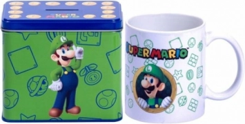 Šalica i kasica Super Mario Luigi