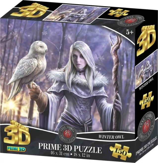 3D puzzle zimska sova 150 dijelova