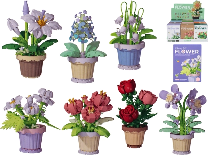 Konstrukcijski set biljka u lončiću