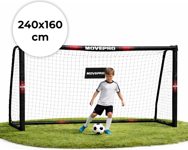 Nogometni gol s priborom 240 × 160 × 85 cm MOVEPRO