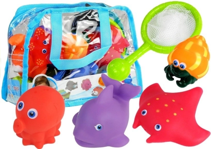 Set morskih životinjica za kupanje s mrežicom