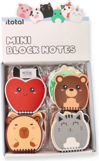 Slatka životinjska spiralna bilježnica 80 listova