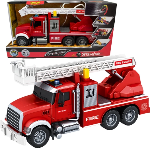 City Service Car vatrogasno vozilo 1:14 s izvlačnim ljestvama