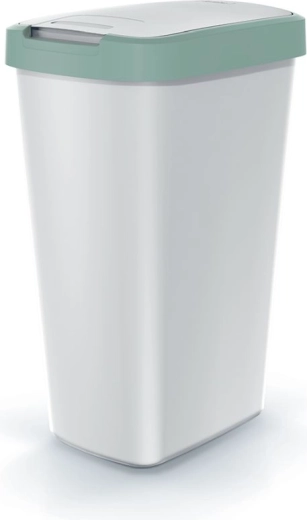 koš za otpad compacta q flap 45 l svijetlozeljeni poklopac