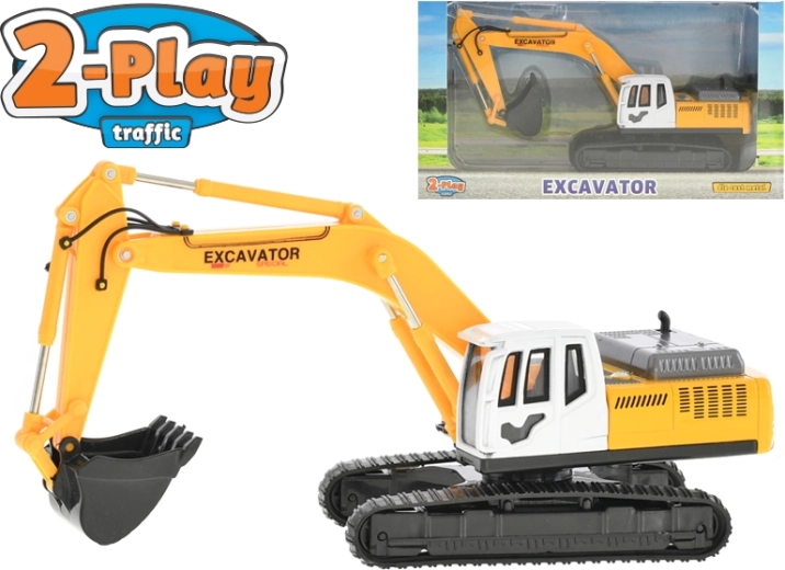 2-Play metalni bager 22 cm s slobodnim kretanjem