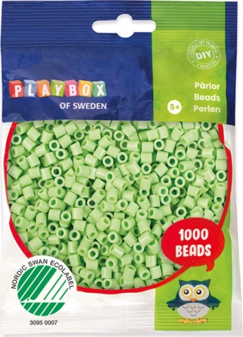 Playbox peglive perlice pastelno zelene