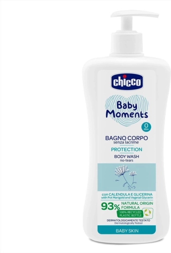 Chicco Baby Moments Protection gel za tuširanje za djecu 0m+, 750 ml
