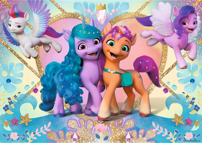 Slagalica 100 dijelova Glitter My Little Pony Sjajni poniji