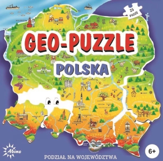 Puzzle Geo-puzzle Poljska