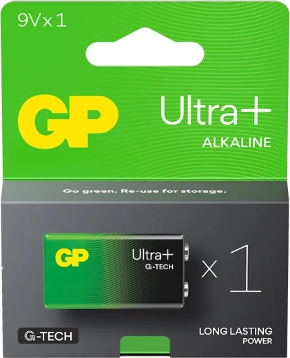 Alkalna baterija 9V GP Ultra+ 6LR61