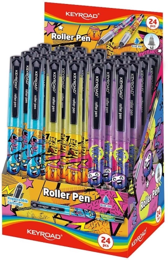Punilni roller Keyroad Tattoo – displej, mix motiva