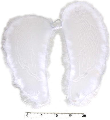 Anđeoska krila s perjem 47 × 47 cm