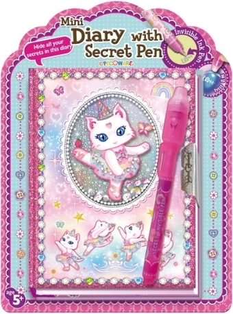 PECOWARE diary with pen Ballet Cat