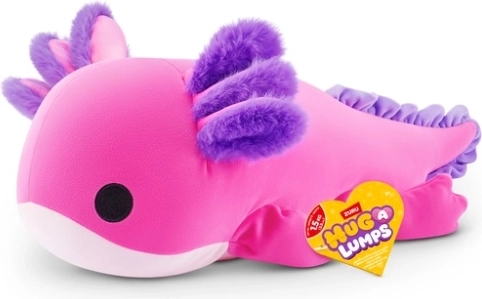 ZURU Hug a Lumps medium plush axolotl