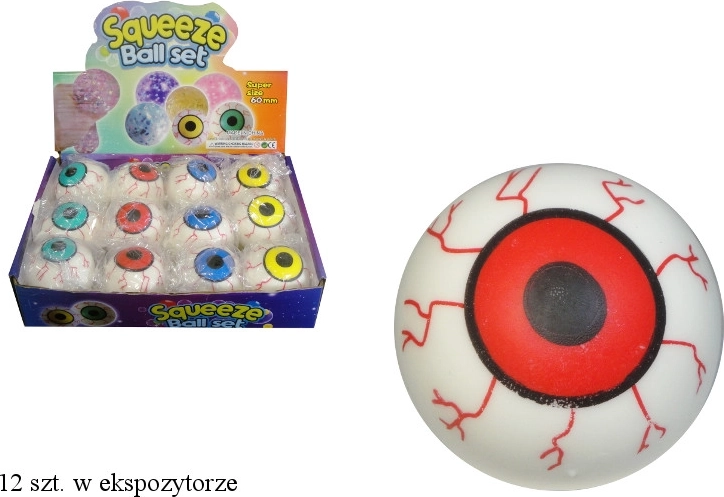 Squeeze rubber ball eye - 1 piece
