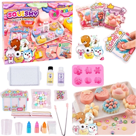 Kreativni set za izradu squishy deserata i cvjetića DIY