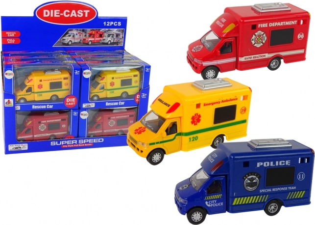 Vozila za spašavanje s frikcijskim pogonom - Policija, Vatrogasci, Hitna pomoć