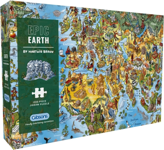 Gibsons Epic Land puzzle 1000 pieces