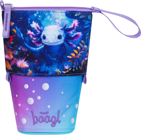 Baagl školski pernica Pastelkovnik Axolotl GRS