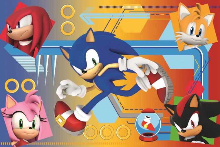 Puzzle Sonic 60 dijelova Sonic u akciji