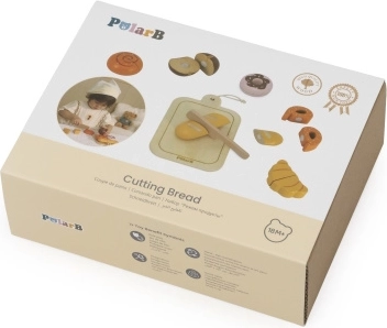 Drveni set peciva za rezanje Viga Toys PolarB