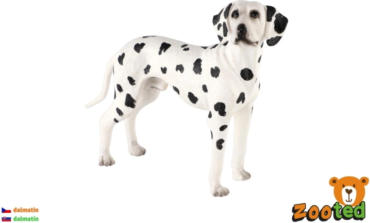 Dalmatin – realistična plastična figurica psa 16 cm - 1 komad