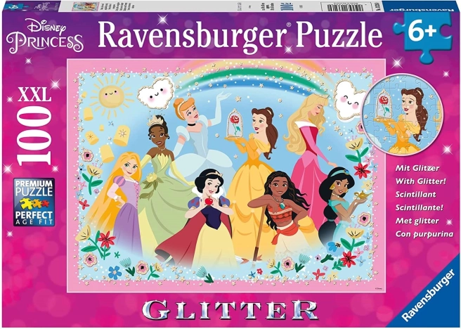 RAVENSBURGER sjajne slagalice DISNEY princeze xxl 100 dijelova