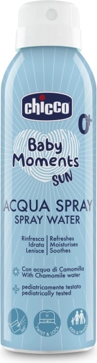 Chicco osvježavajuća voda u spreju Baby Moments Sun 0 m+ 150 ml