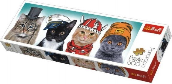 Panoramske puzzle TREFL - Mekani tim 500 dijelova