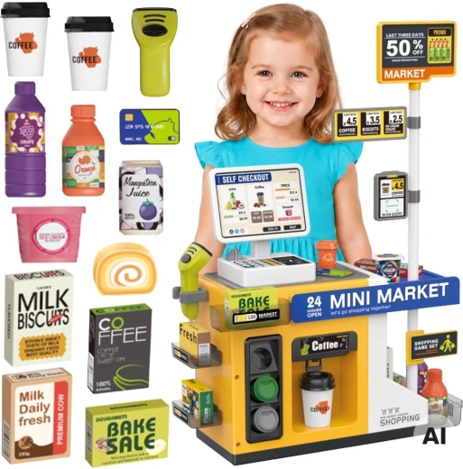 Woopie mini market – interaktivna samoposlužna blagajna sa skenerom