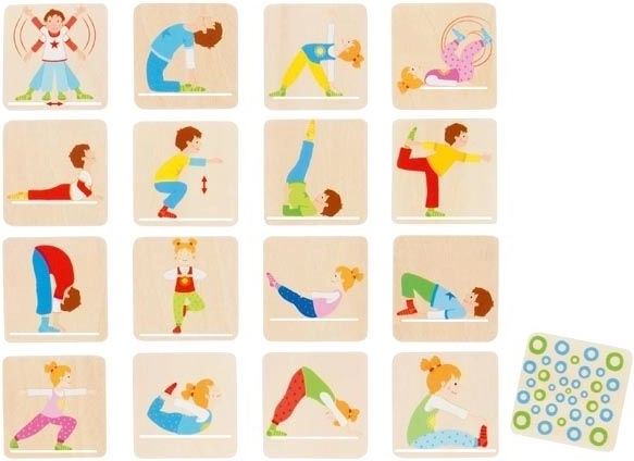 Goki drvene pexeso Gimnastika