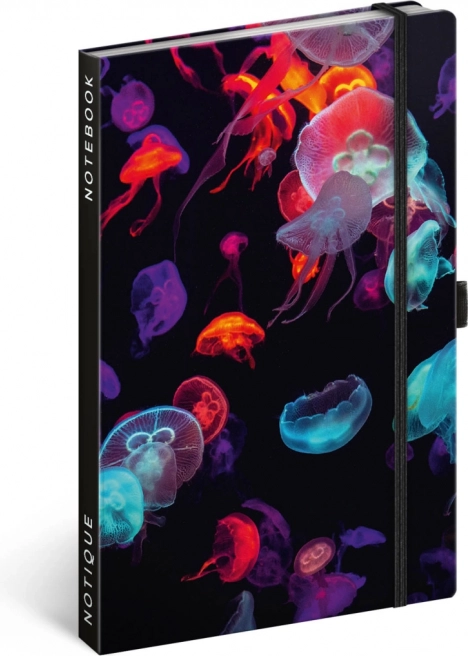 NOTIQUE crtani notes 13 × 21 cm s gumicom i držačem za olovku