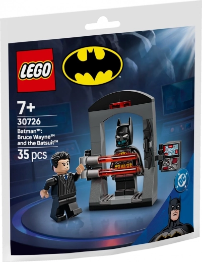Konstrukcijski set Super Heroes Batman: Bruce Wayne i Batmanovo odijelo