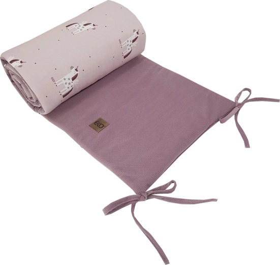 EKO zaštitna ogradica za dječji krevetić beige meadow 180 × 35 cm