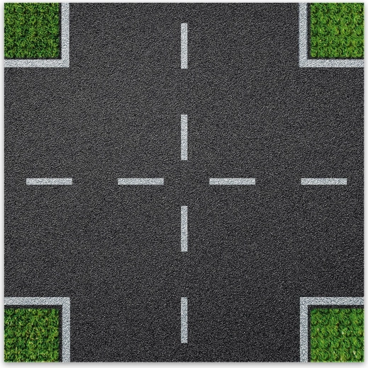 Dizajnerska građevna podloga Raskrižje BRIXIES Plus