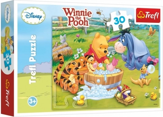 Puzzle Kupanje Praščića - Winnie the Pooh