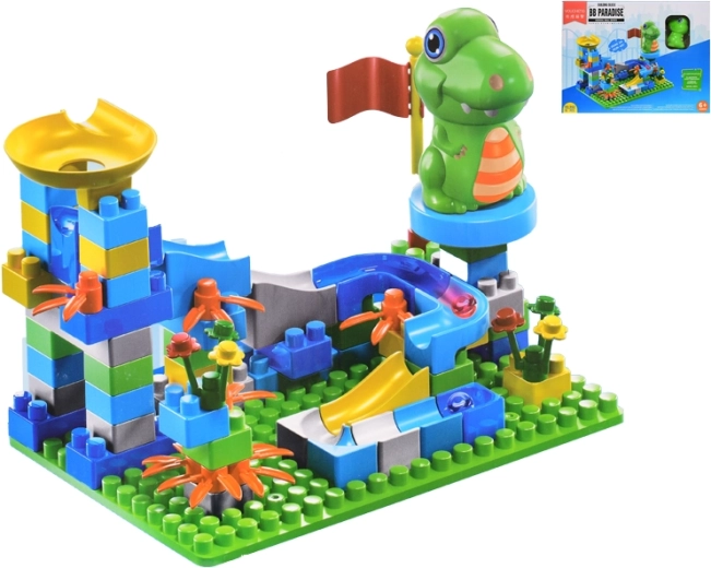 Konstrukcijski set s tračnicom i životinjicom, 91 dio