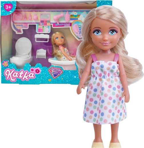 Lutka Katka s kupaonicom i dodacima