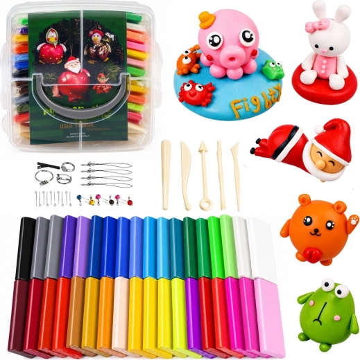 Set plastelina za izradu nakita i ukrasa – 24 boje