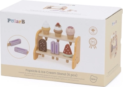 VIGA drveni štand za sladoled – set od 6 sladoleda