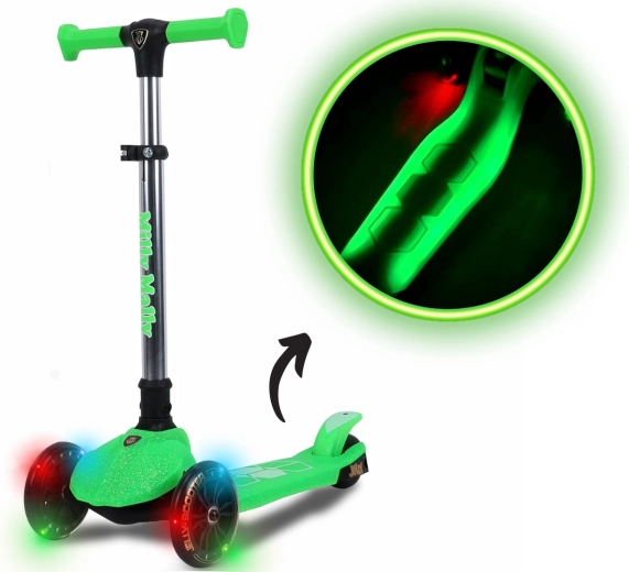 Milly Mally dječji tricikl-romobil Jelly zeleni