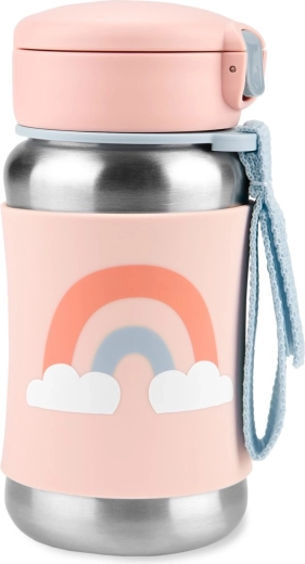 Skip Hop Spark Style bočica od nehrđajućeg čelika sa slamkom duga 350 ml