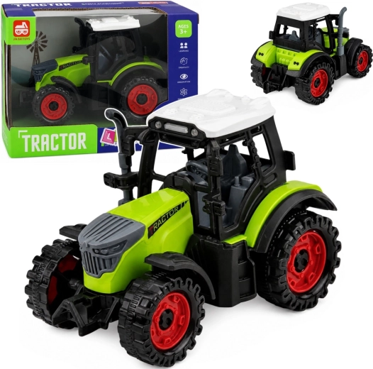 Zeleni poljoprivredni traktor s frikcijskim pogonom 15 cm - 1 komad
